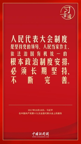 习言道｜人民民主是一种全过程的民主